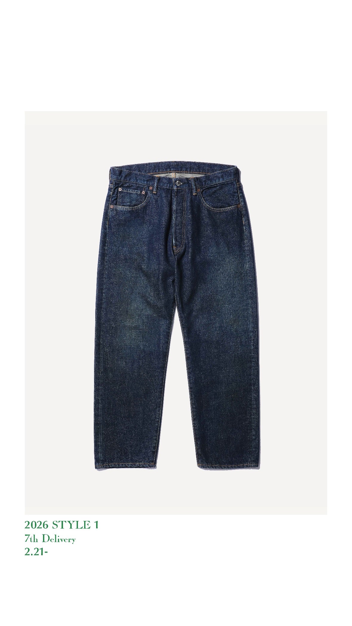 A.PRESSE 26SS Washed Denim Pants E